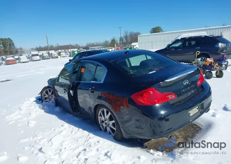 2013 Infiniti G37X z USA, uszkodzony, nr VIN JN1CV6AR6DM751443
